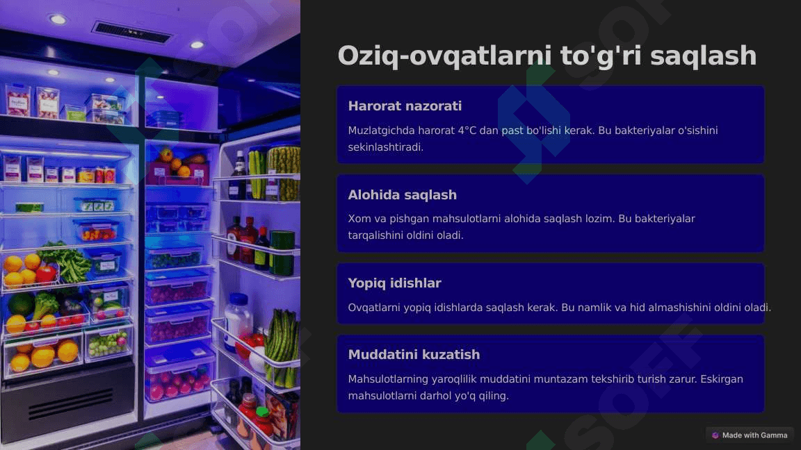 Ovqatlanish gigiyenasi 3