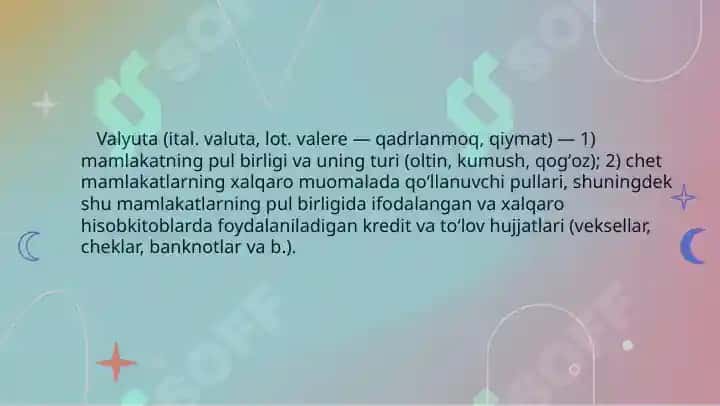 Valyuta mablag'lari harakatining tahlili 3
