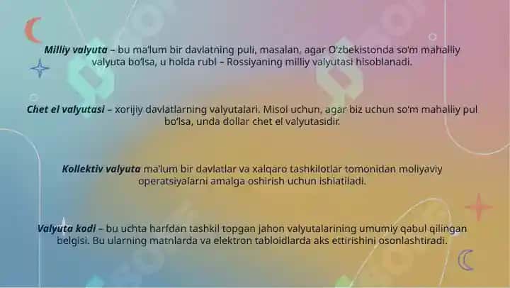 Valyuta mablag'lari harakatining tahlili 4