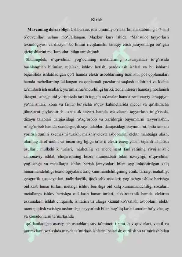 Fan texnika taraqiyotini o’rganish 2