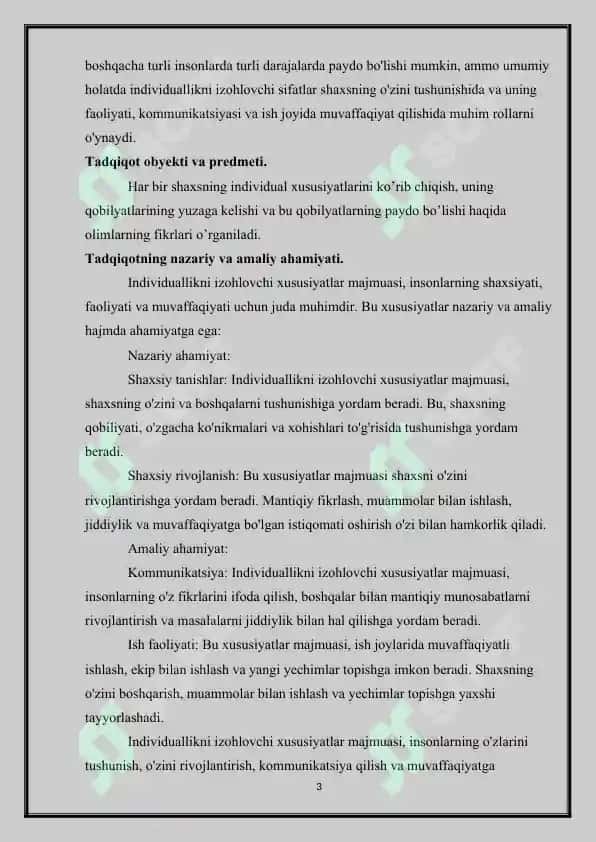 Individual-tipologik xususiyatlar klasifikatsiyasi 3