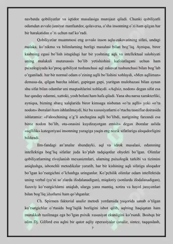 Individual-tipologik xususiyatlar klasifikatsiyasi 7