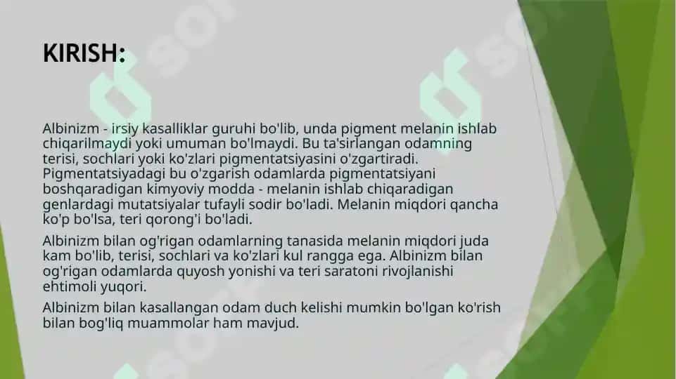 Albinizm Kasalligi 4