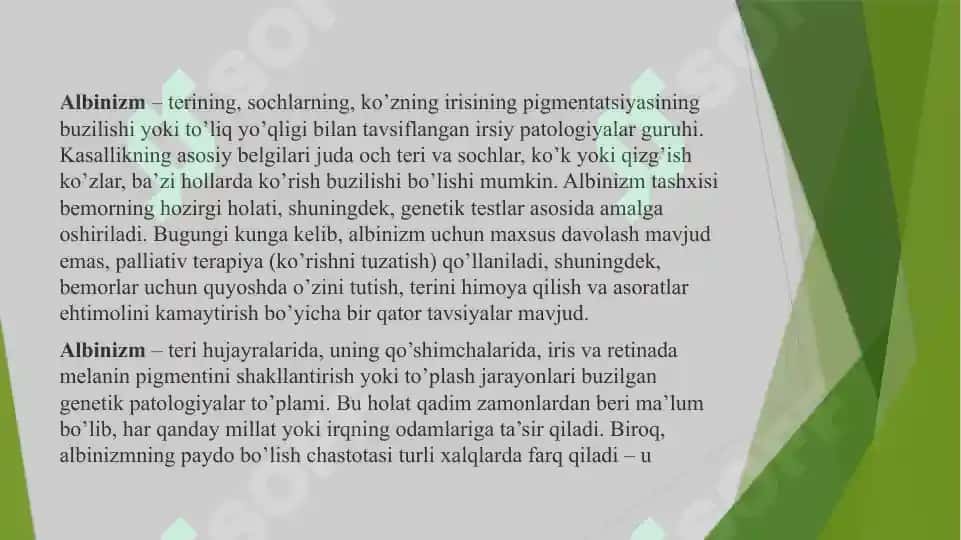 Albinizm Kasalligi 5