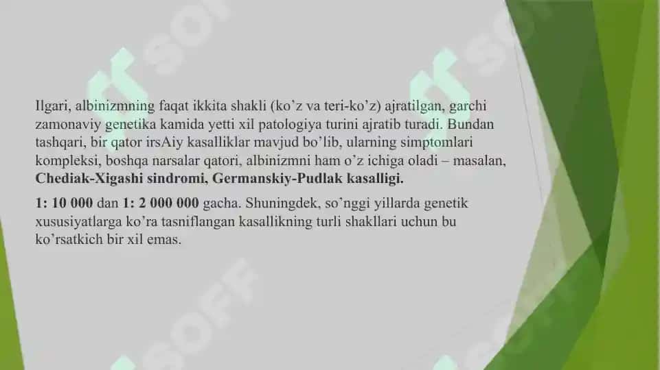 Albinizm Kasalligi 6