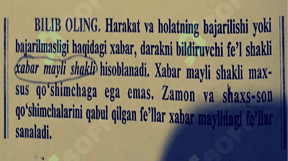 Fe'l mayllari 3