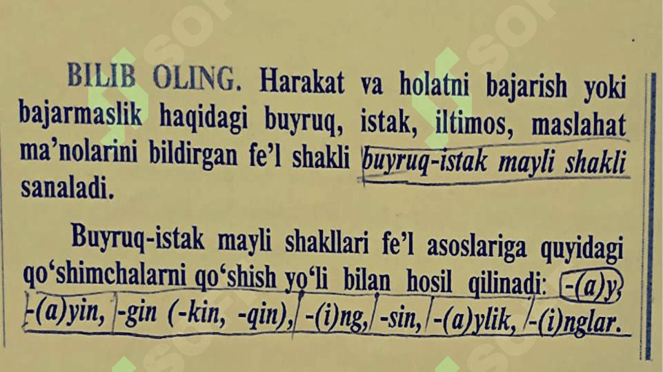 Fe'l mayllari 4