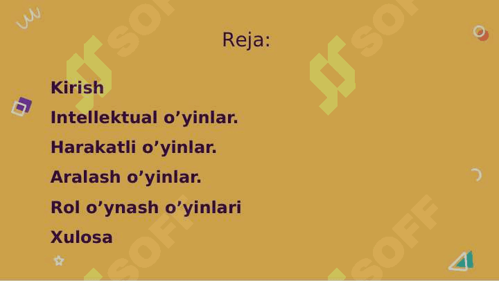 Maktabgacha ta'limda qoidali o'yinlar. 2
