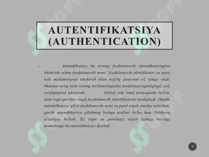 Autentifikatsiya 4