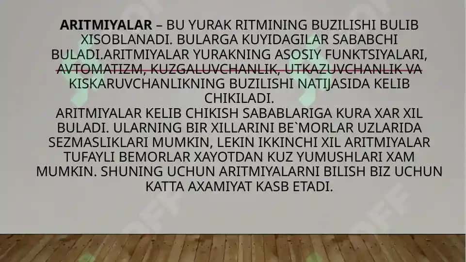Yurak aritmiyalari 3