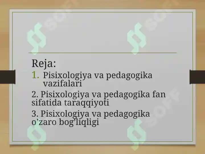 Pisixologiya va Pedagogika 2