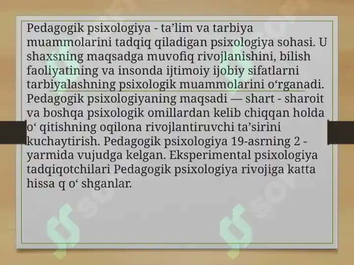 Pisixologiya va Pedagogika 4
