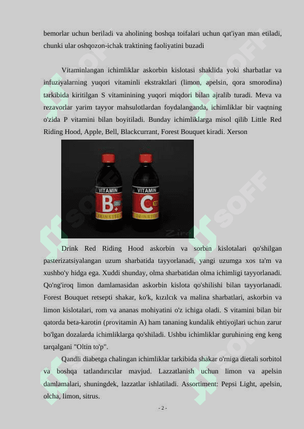 Alkogolsiz ichimliklarni sifat nazorati 6