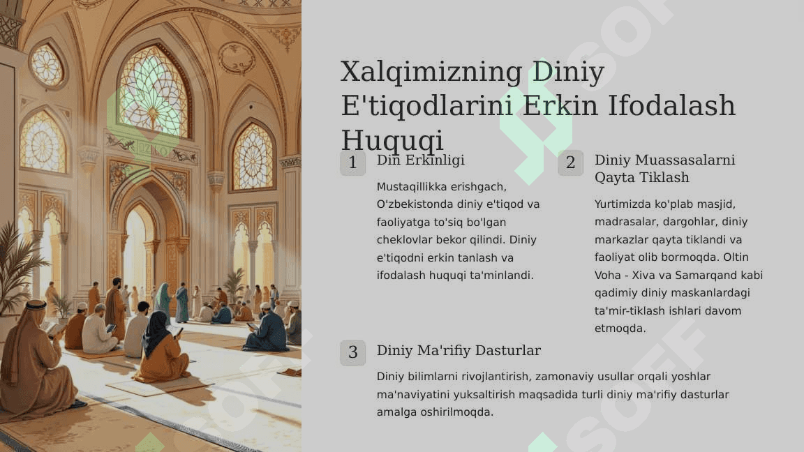 Yangi O'zbekistonda Ma'naviy O'zgarishlar 4