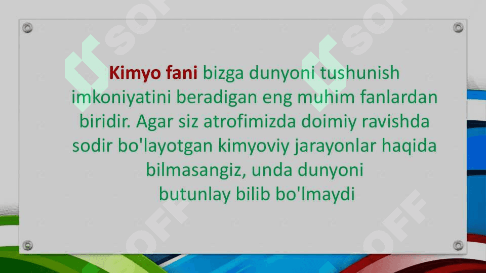 Kimyo kasblarda ko'rinishi 4