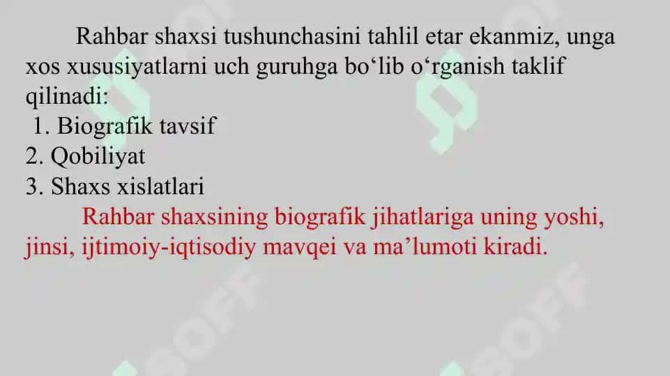 Rahbarlik samaradorligining psixodiagnostikasi 4