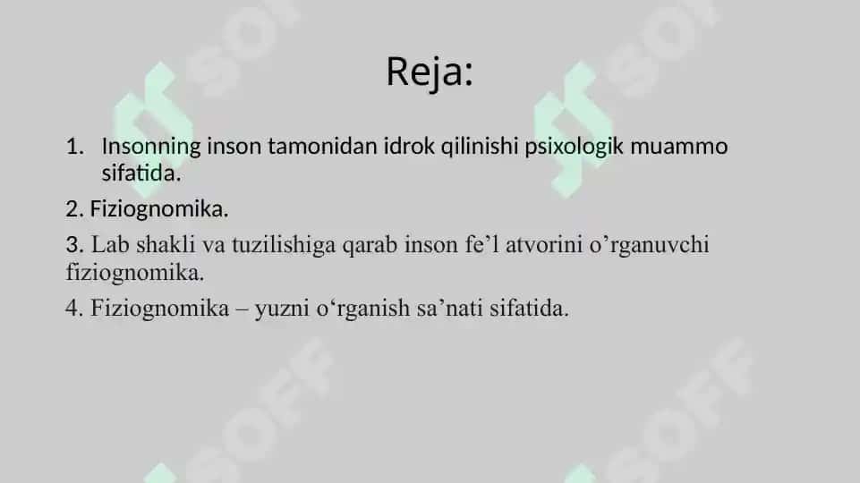 Qiyofa psixodiagnostikasi 2