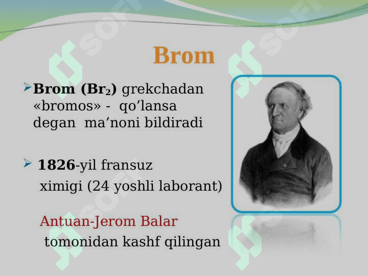 Ftor, brom, yod.galogenlar 6