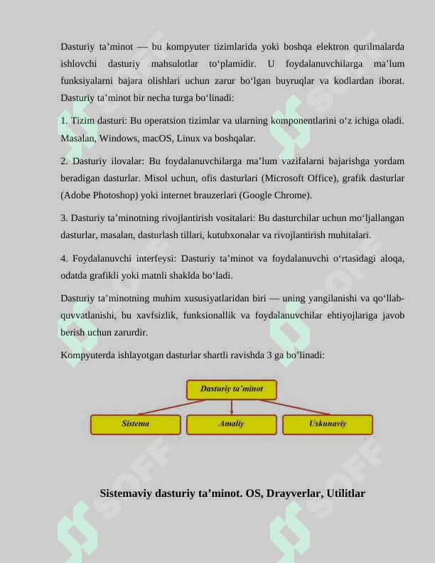 Kompyuterlarga dasturiy yordam ko'rsatish 3