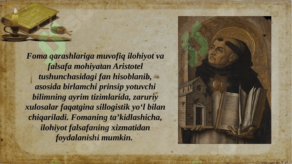 Foma Akvinskiy ta'limoti 6