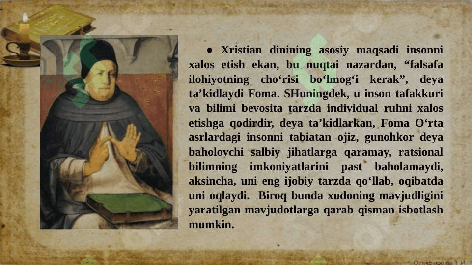 Foma Akvinskiy ta'limoti 7