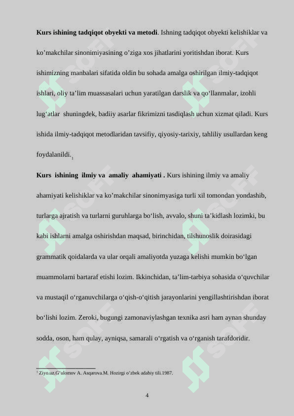 Kelishik va koʻmakchi sinonimiyasining taʼlim bosqichlari darsliklarida berilishi 4