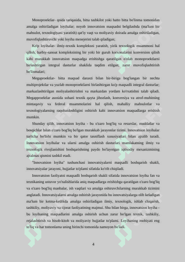 Innovatsion loyihalar portfelini shakllantirish 4