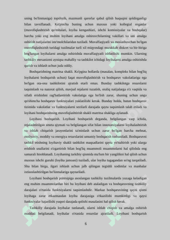 Innovatsion loyihalar portfelini shakllantirish 6