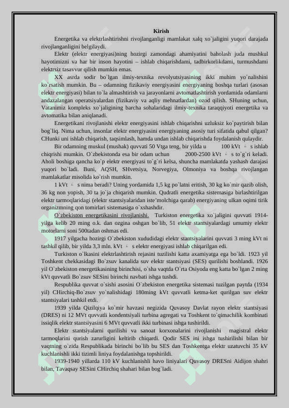 Amaliyot hisoboti (tayyor) 2