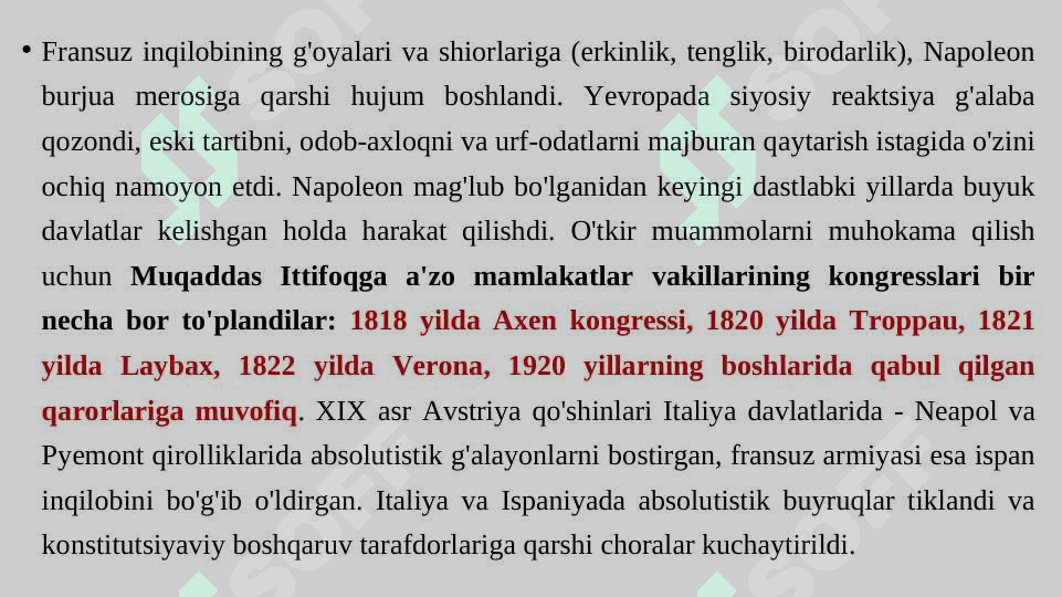 Xalqaro munosabatlarning Vena tizimi 8