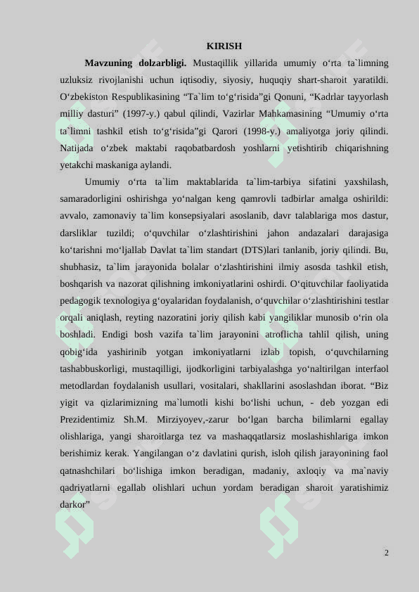 Savod o‘rgatish davrida gap ustida ishlash 2