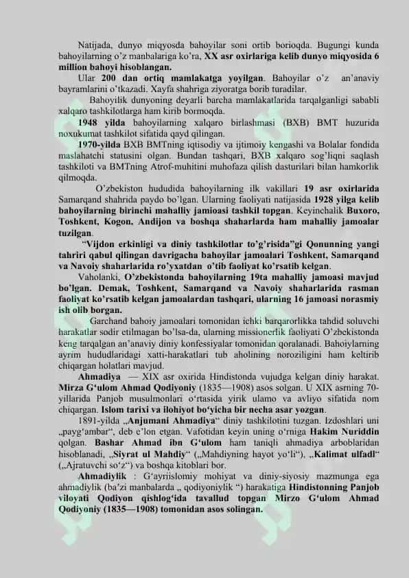 Yangi diniy ta`limotlar va sektalar 5