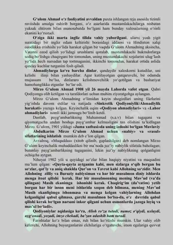 Yangi diniy ta`limotlar va sektalar 7
