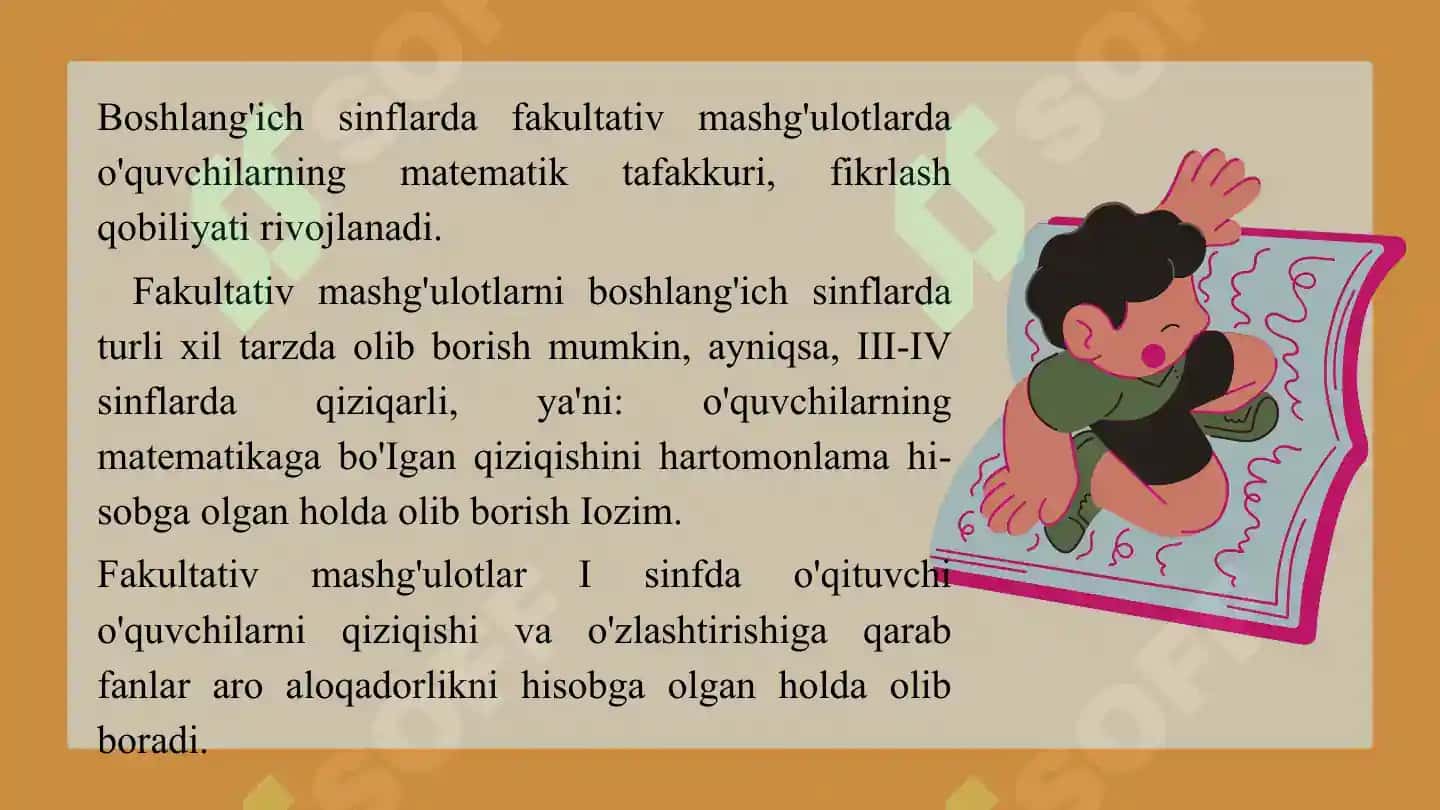 Boshlang‘ich sinfda matеmatikadan fakultativ mashg’ulotlar 5