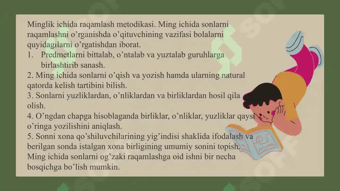 Konsentrlar(1000) bo’yicha masalalar yechishi ustida ishlash 3