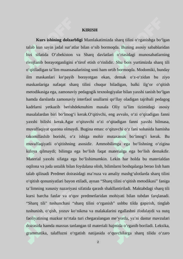 Darsda zamonaviy o'qitish usullarini qo'llash 2