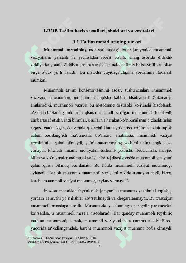 Darsda zamonaviy o'qitish usullarini qo'llash 4
