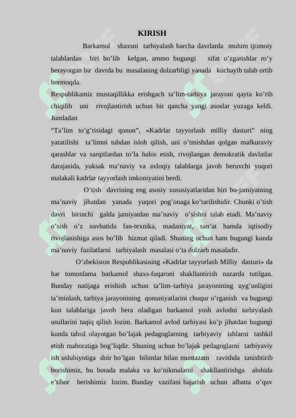 Darsdan tashqari tadbirlar vositasida talabalarda mustaqillik tafakkurini shakillantirish 3