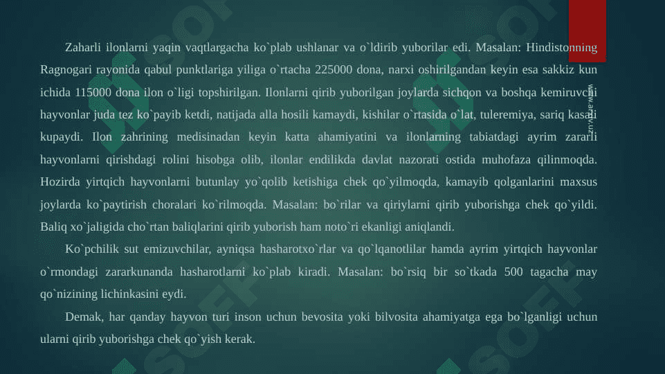 BIOSFERADA XORDALI HAYVONLARNING TUTGAN О‘RNI. 4