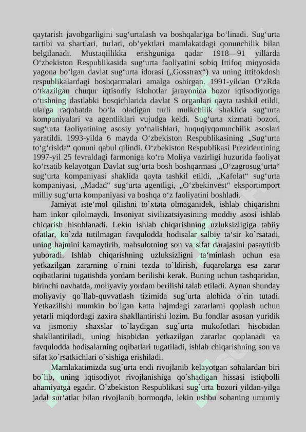 Sugʻurta kompaniyalari va ularning asosiy funksiyalari. 7
