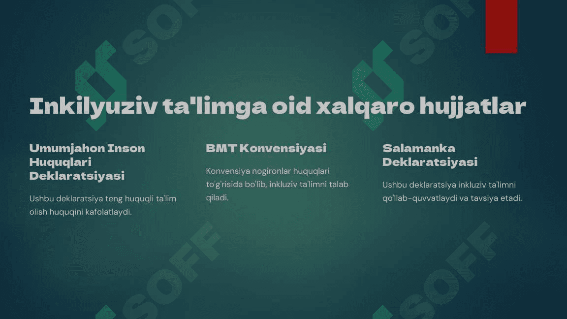 Inklyuziv taʼlimning huquqiy asoslari 3