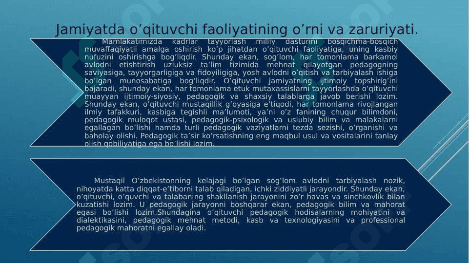 Pedagogik mahorat asoslari 3