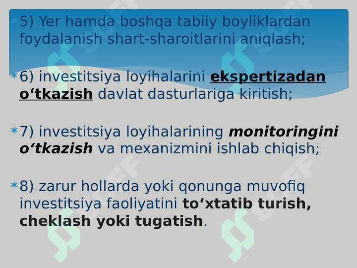 INVESTITSIYA FAOLIYATINI BOSHQARISH 7