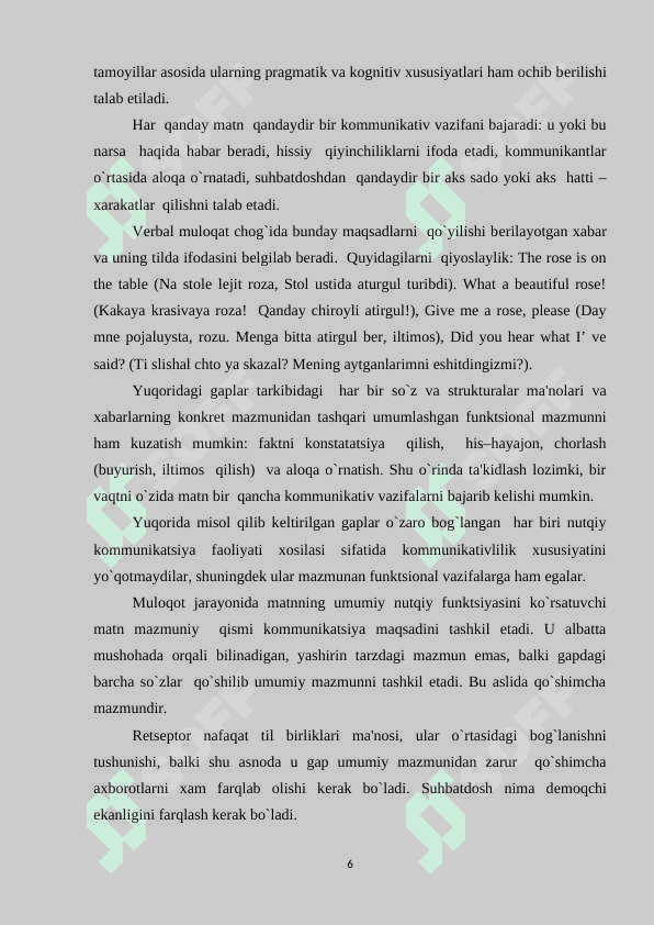 Matnni stilistik va pragmatik tahlil etish 6