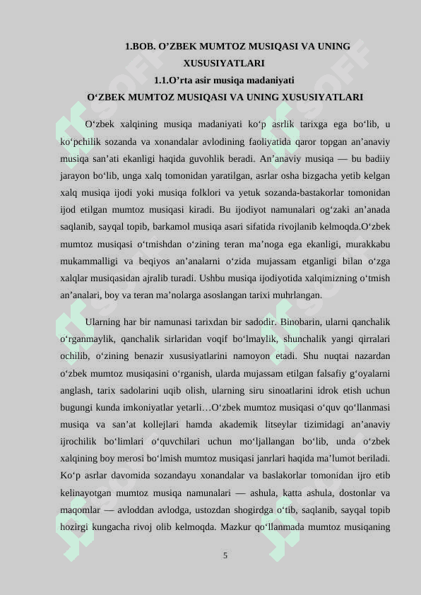 Mumtoz musiqa haqida tushincha 5