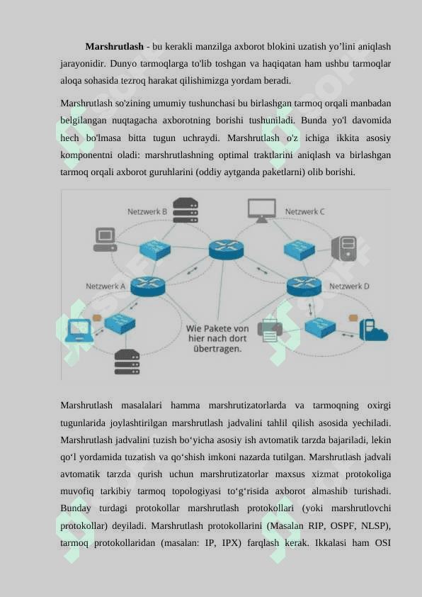 Marshrutlash protokollari:BGP 3