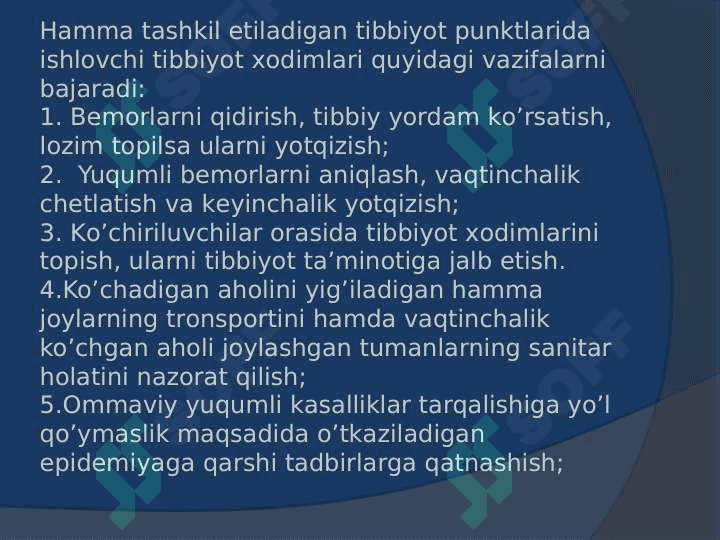 AHOLINI DUSHMAN TAJOVUZI XAVFI PAYTIDA VA SHIKASTLANGAN AHOLINI DAVOLASH-KO’CHIRISH VA TIBBIY TA’MINLASH 3