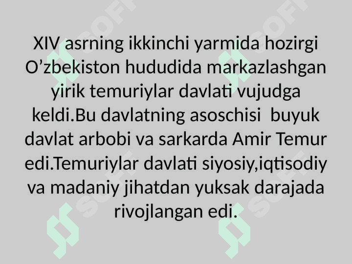 AMIR TEMUR VA TEMURIYLAR   DAVRIDAGI TANIQLI TABIBLAR VA ULARNING FAOLIYATI 2