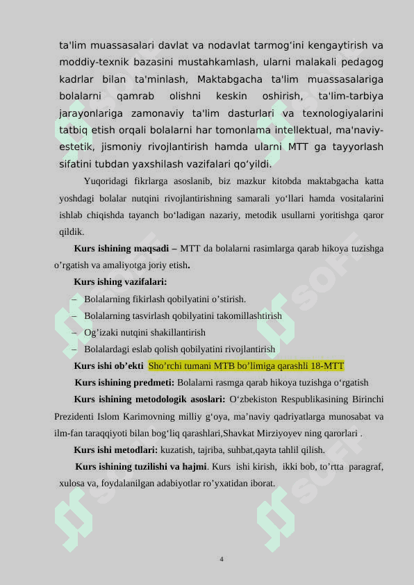 BOLALARNI RASMGA QARAB HIKOYA TUZISHGA O‘RGATISH 4