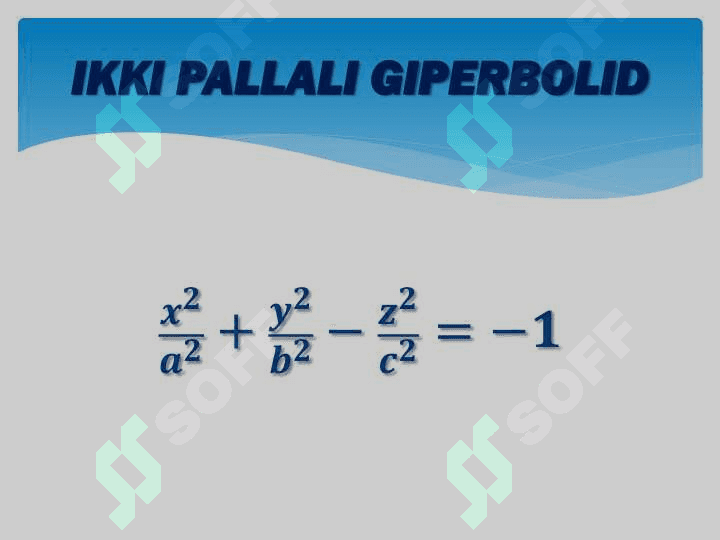 ikkinchi tartibli sirtlarni tutashtirish va amaliyotda qo'llash 5